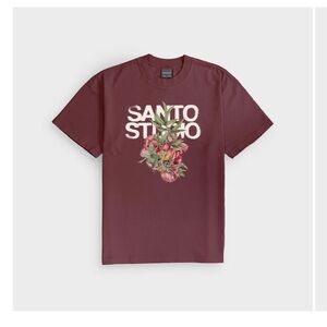 SANTO STUDIO x Jeff Lawrence Flower Graphic T-Shirt